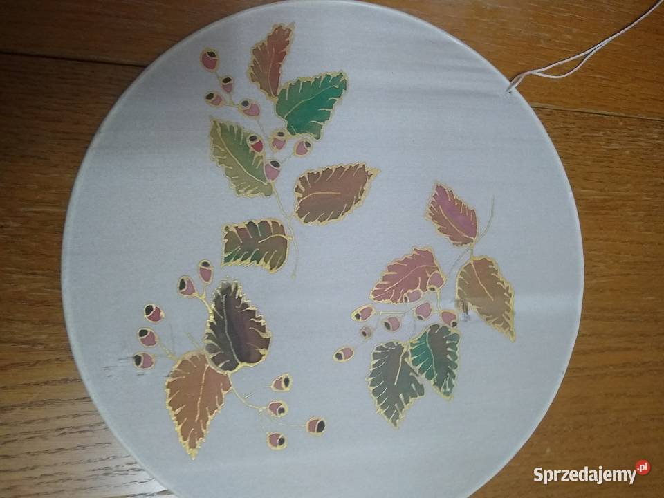 Jedwabne ręcznie malowane okienne ozdoby Miłobądz