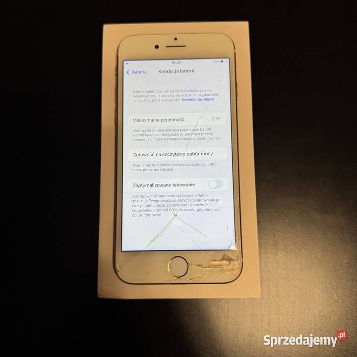 iPhone 8 64GB Gold Sprawny Bez blokad Pudełko Warszawa sprzedam