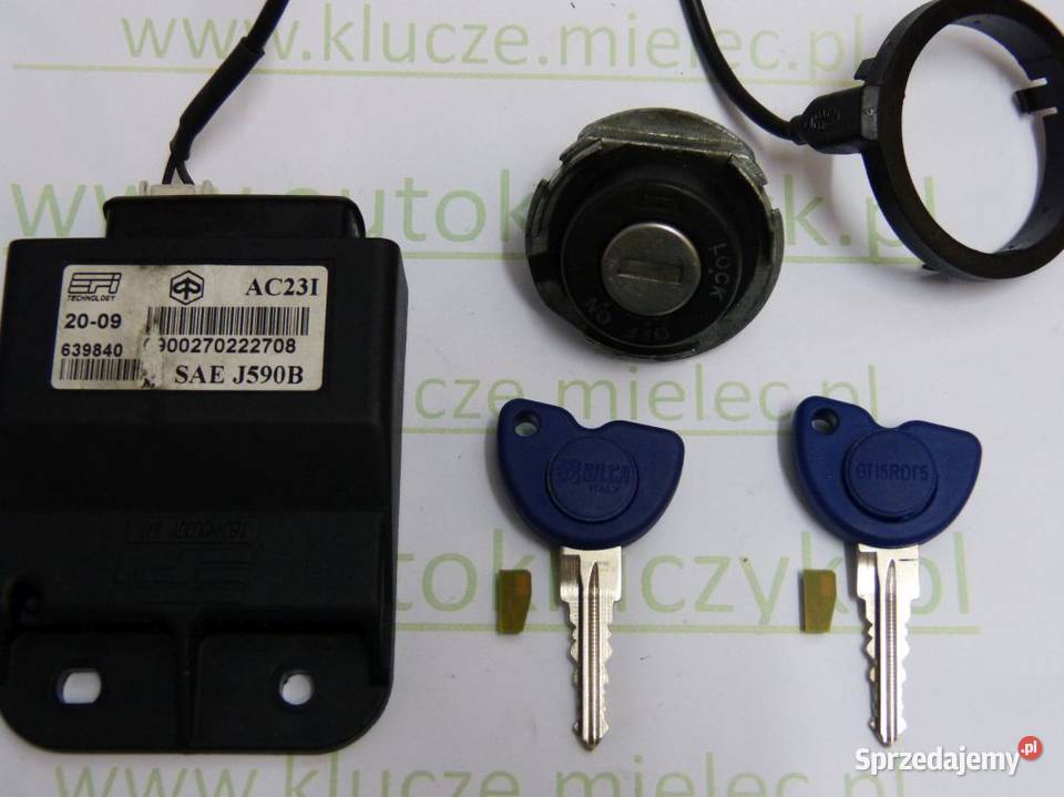 Dorabianie kluczy z immobilizerem do skuterów Układ elektryczny, zapłon Mielec