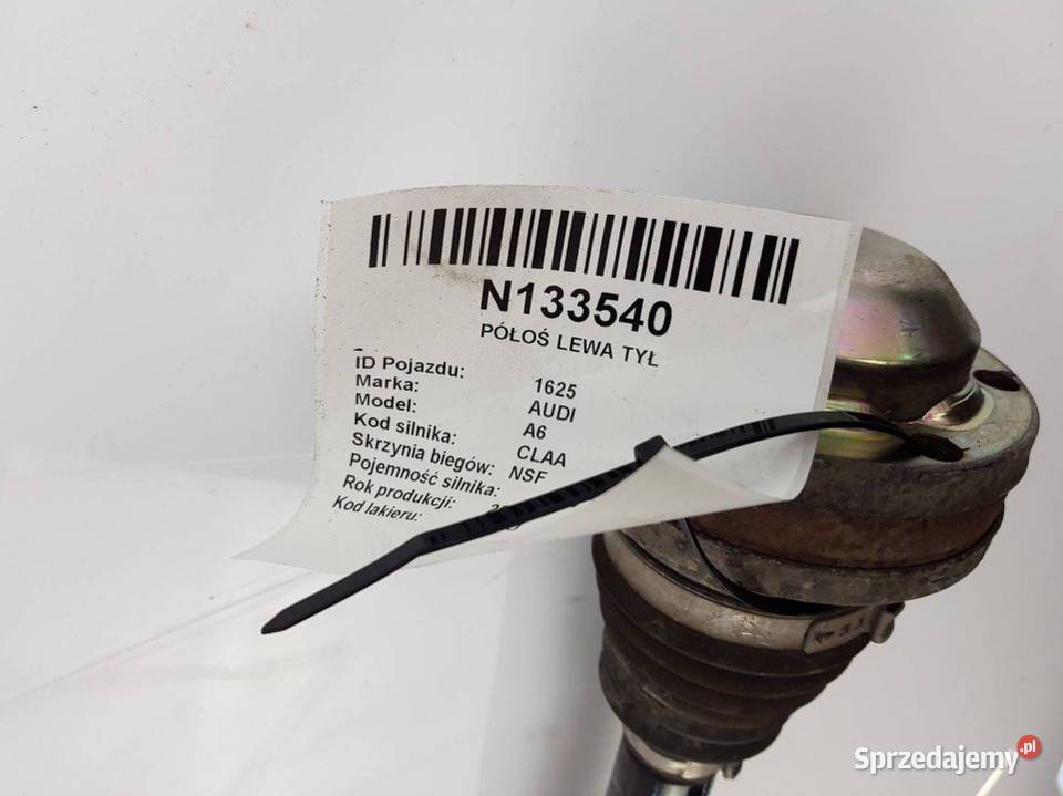 PÓŁOŚ LEWA TYŁ 8R0501203C 30TDI AUDI A6 C7 Lipno