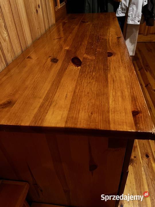 Komoda z litego drewna sosnowego styl rustykalny mazowieckie Sulejówek