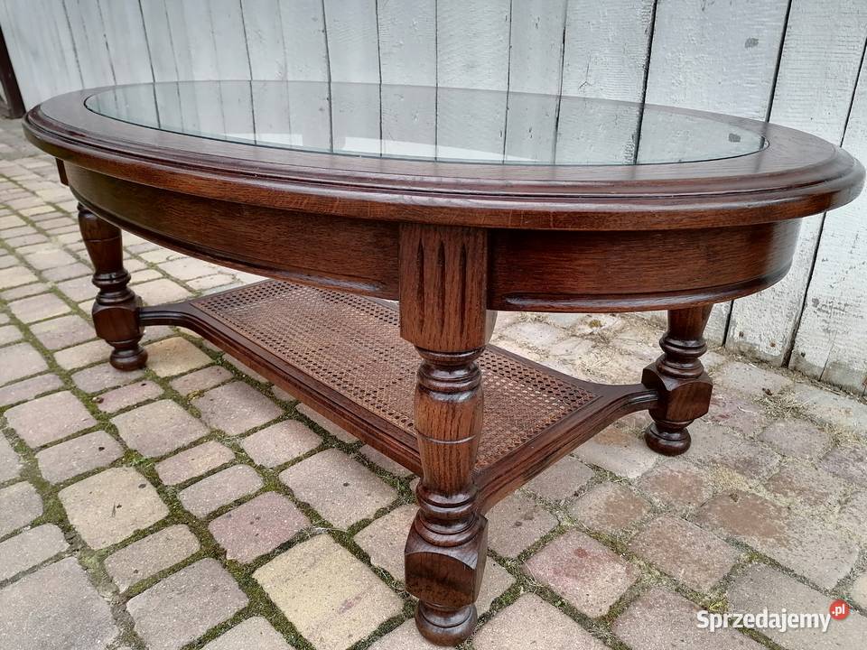 Ława owalna dębowa Dom i Ogród Wąwolnica