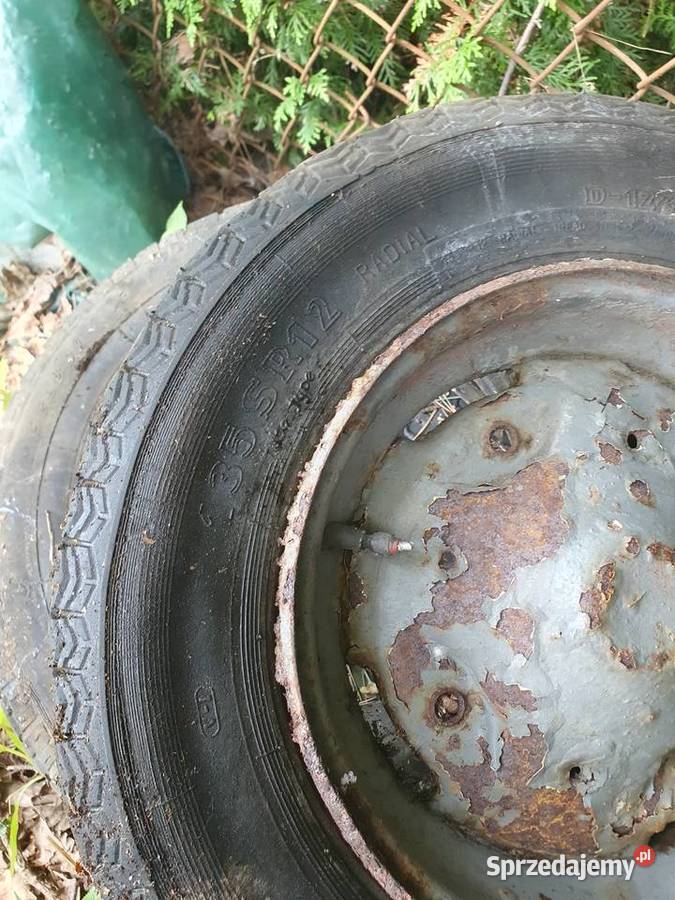 Koła z felgami stare Rekord Wartburg Fiat Warszawa