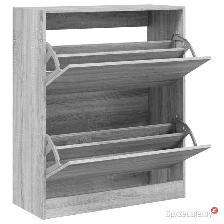 Szafka na buty szary dąb sonoma 80x34x965 Warszawa