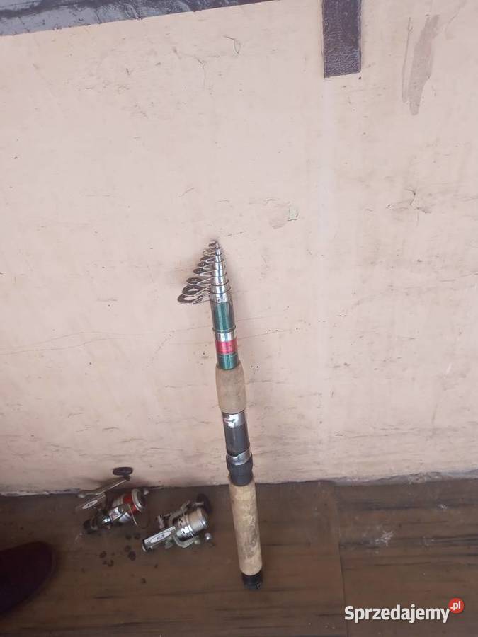 Wedka z kolowrotkiem