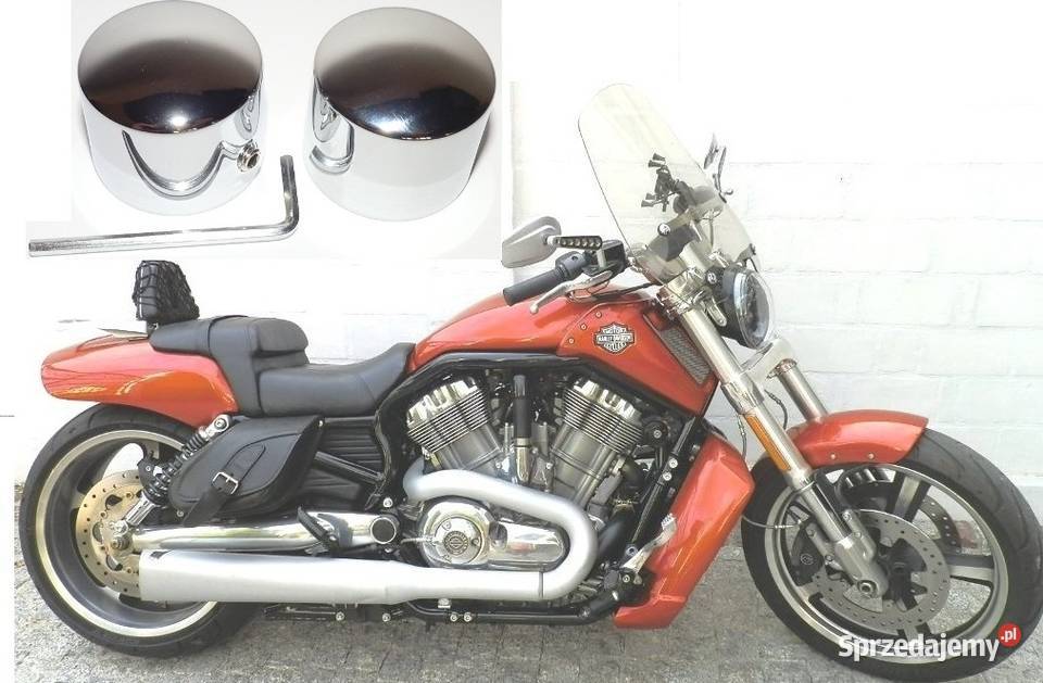 Nakładki śrub oś przód Harley Davidson VROD