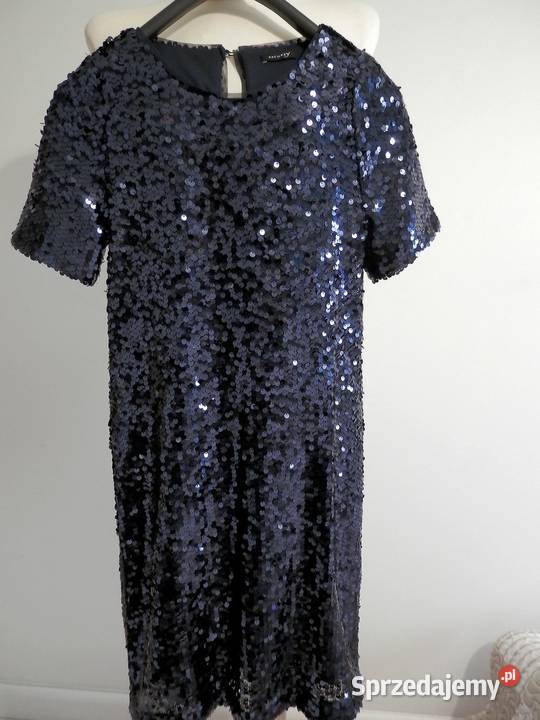 Sukienka Wieczorowa Imprezowa Klubowa Granatowa podlaskie Łomża