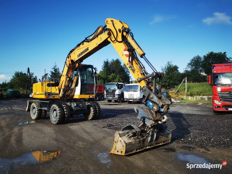 Koparka Kołowa liebherr 900 rototilt głowica Cieszyn