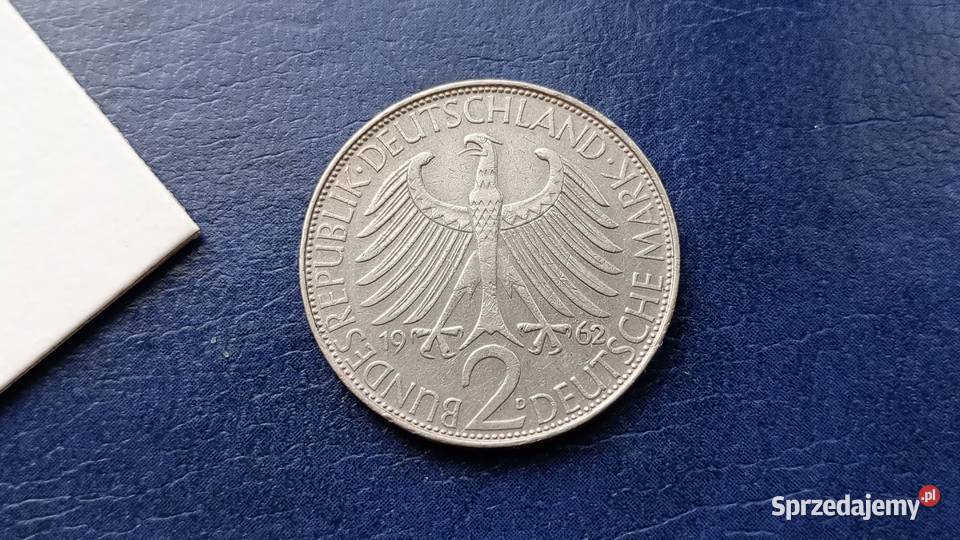 Stare monety 2 marki 1962 D Niemcy podkarpackie sprzedam