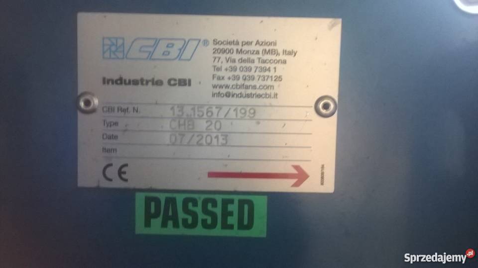 wentylator dmuchawa wyciąg do lakierni Gołymin-Ośrodek sprzedam