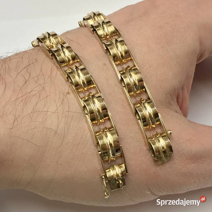 Złota BRANSOLETKA do ZEGARKA damskiego 14K Warszawa