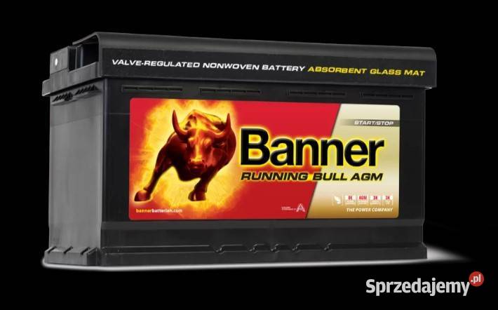 Akumulator Banner Running Bull AGM 80Ah 800A 580 dolnośląskie Wałbrzych