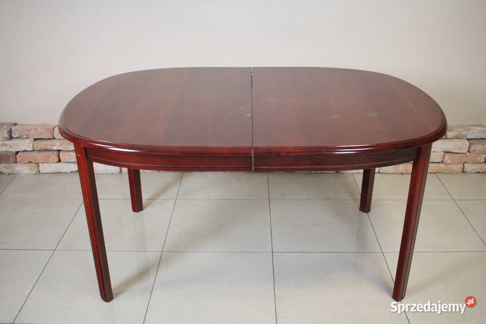 Stół jadalniasalon bordowiśnia 150cm Góra