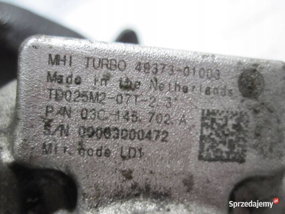 VW SEAT SKODA 14 TSI 10R122 03C145702A sprzedam