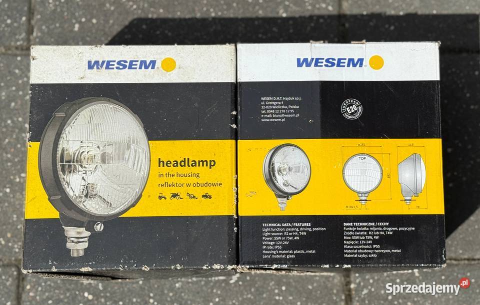 Błotniki i lampy do Ursus C360 komplet Radziemice