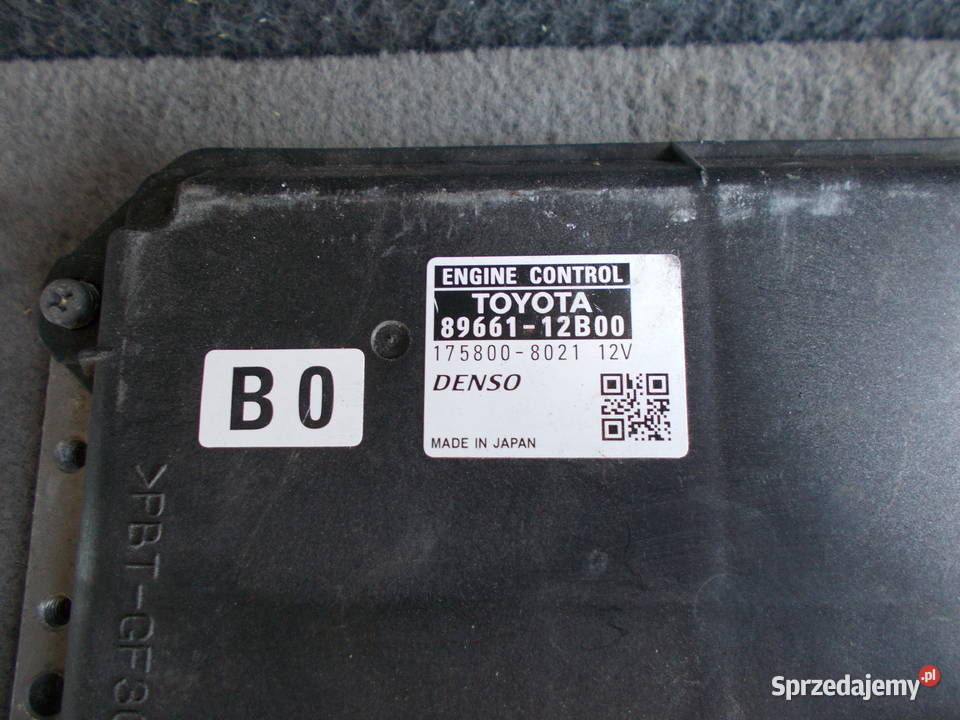 toyota AURIS 20 d4d komputer sterownik silnika sprzedam