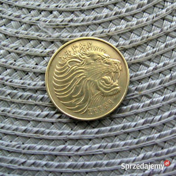 Etiopia 10 Cent 1977r Brąz Kalisz