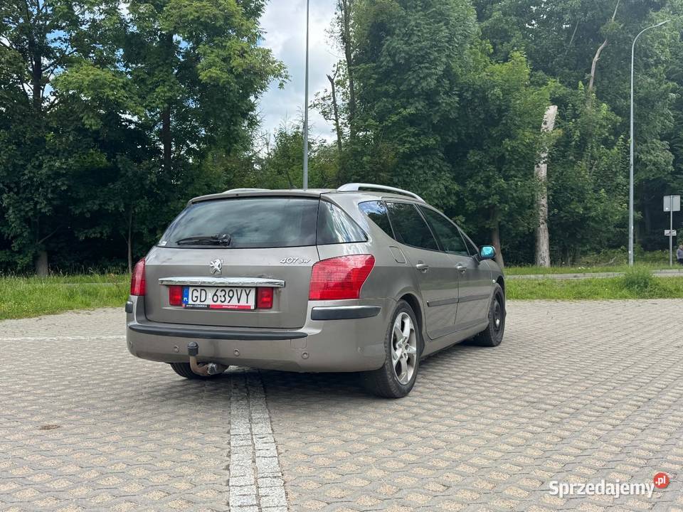 Peugeot 407 22 BenzLpg 163 2006r Motoryzacja Wejherowo