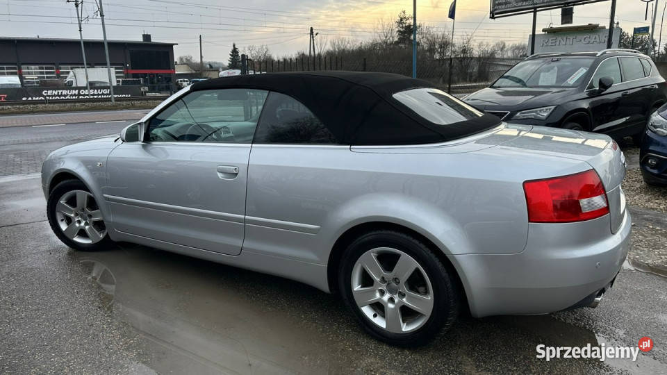 Audi A4 Cabrio 24i V6170OPŁACONY Bezwypadkowy centralny zamek A4