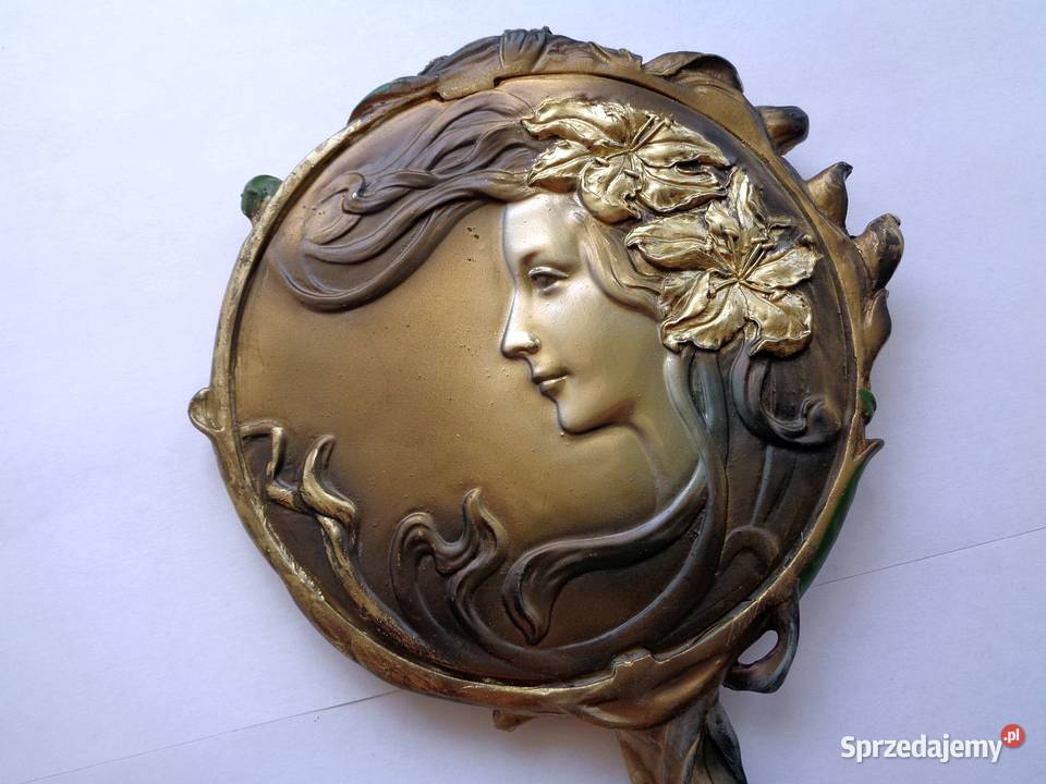 Lusterko ręczne w stylu kolonialnym Toruń