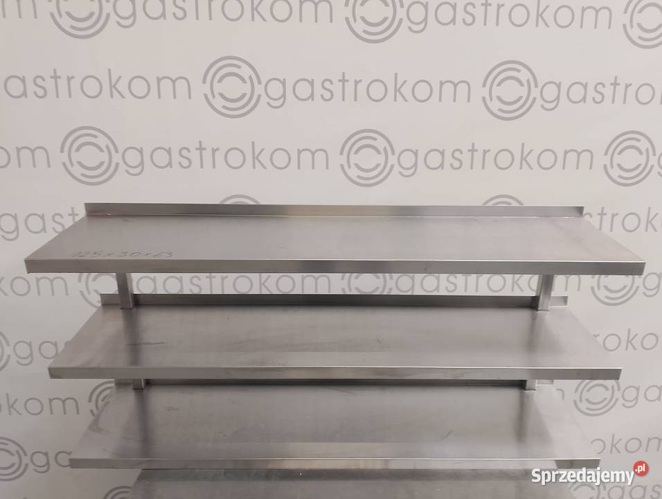 Półka 3poziomowa 125x30x63