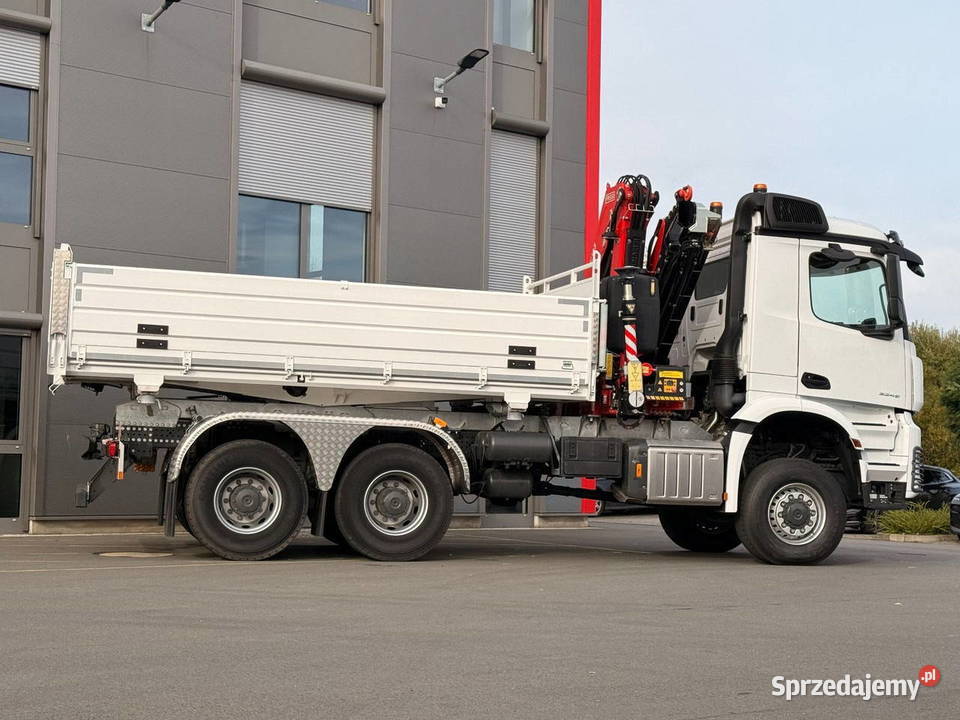 Wywrotja 6x6 bordmatic z Z dzwigiem Mercedes 12000kg Warszawa