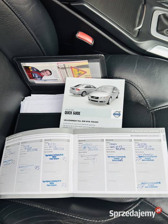 Volvo s80 rdesign 24d 205 skórzana tapicerka