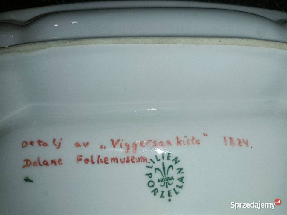 Piękna autorska austriacka porcelana z wielkopolskie Kępno