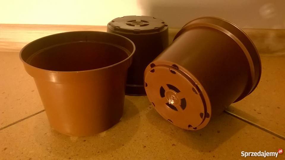 Doniczki produkcyjne okrągłe 13 09L 5 NOWE śląskie Siewierz