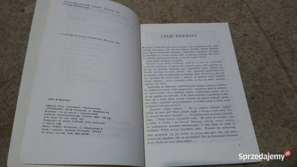 Klin Joanna Chmielewska Utwory zebrane 1 Gdańsk