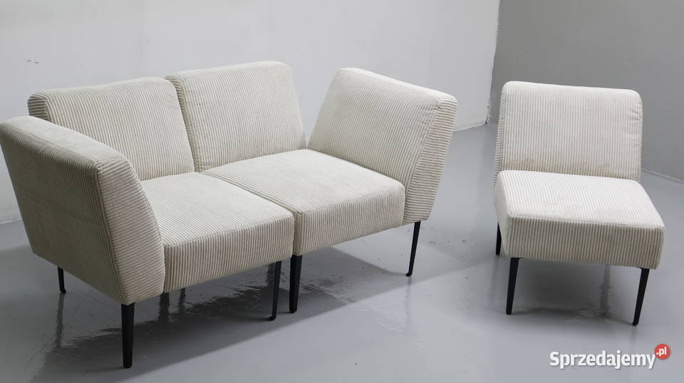TBG Nowa sofa 3 osoboa 2 osobowa fotel sztruks wielkopolskie Poznań