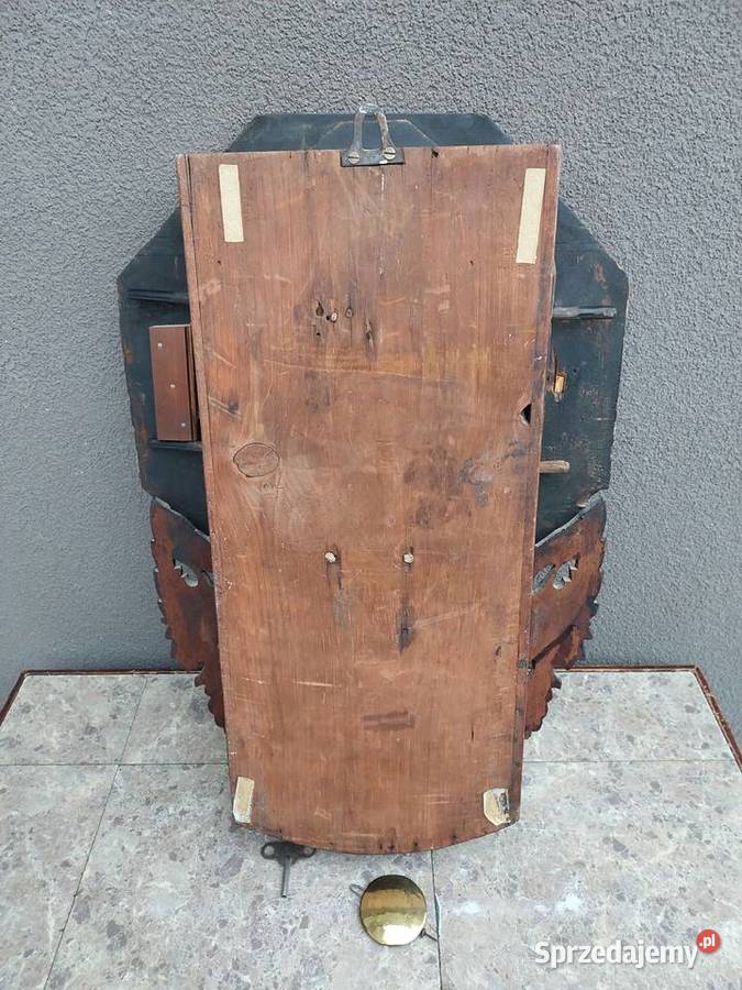 139 Stary zegar ścienny amerykański sprawny film Tczew sprzedam