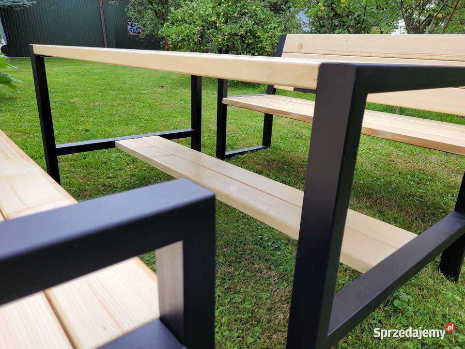 Nowoczesne Meble ogrodowe loft stalowe metalowe Stara Wieś