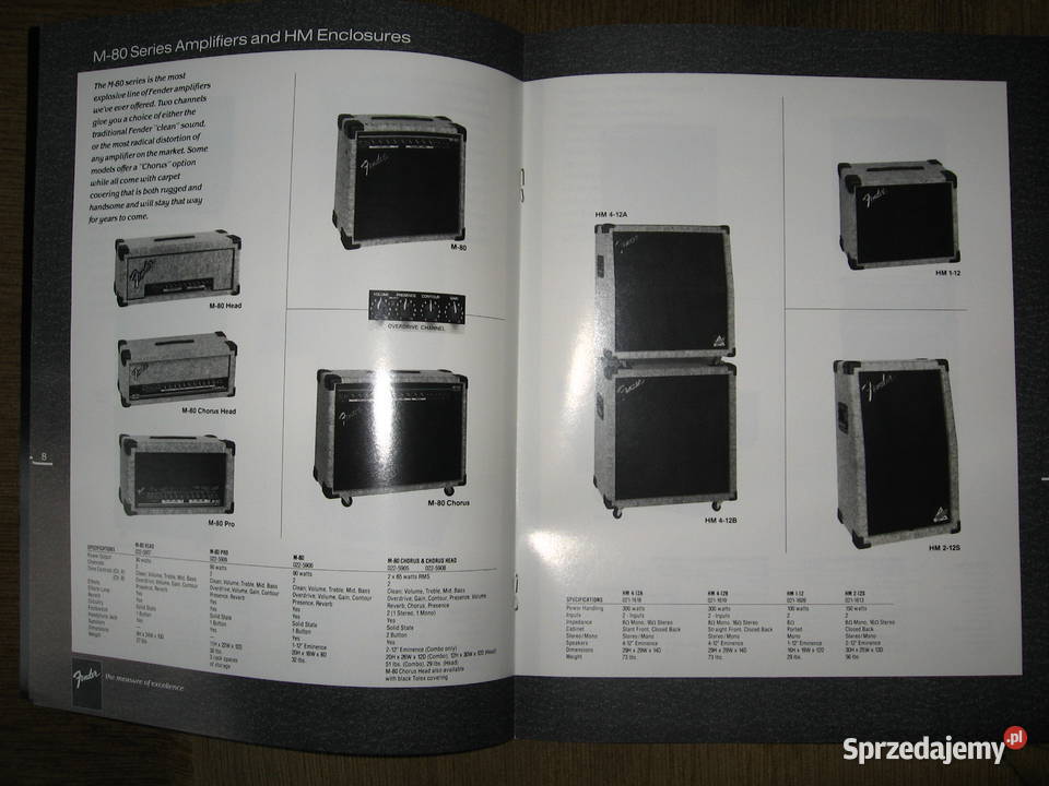 Fender The Best of Guitar and Bass Amplification pomorskie Kępice