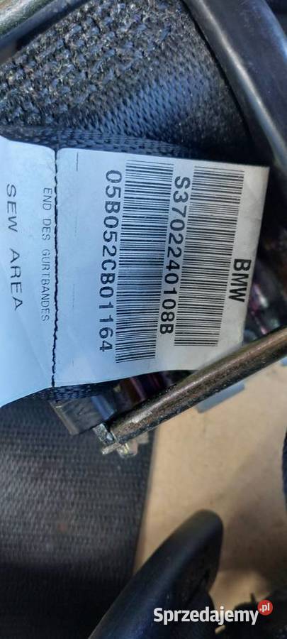 Pas bezpieczeństwa tył BMW 7 E65 zachodniopomorskie Szczecin sprzedam