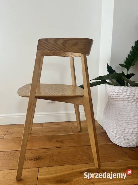Komplet 4 dębowych krzeseł Kos polskiej marki Krzesła Warszawa sprzedam