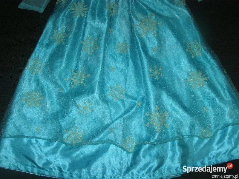 Strój kostium przebranie ELSA Kraina Lodu Frozen Disney