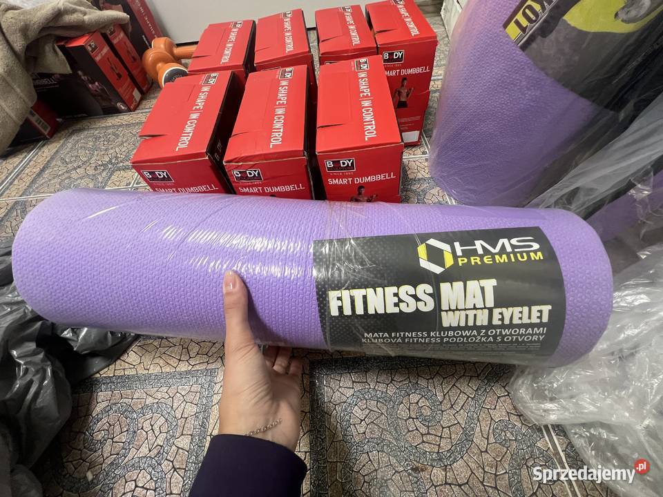 Sprzęt FITNESS hantle 152 maty do ćwiczeń Olkusz