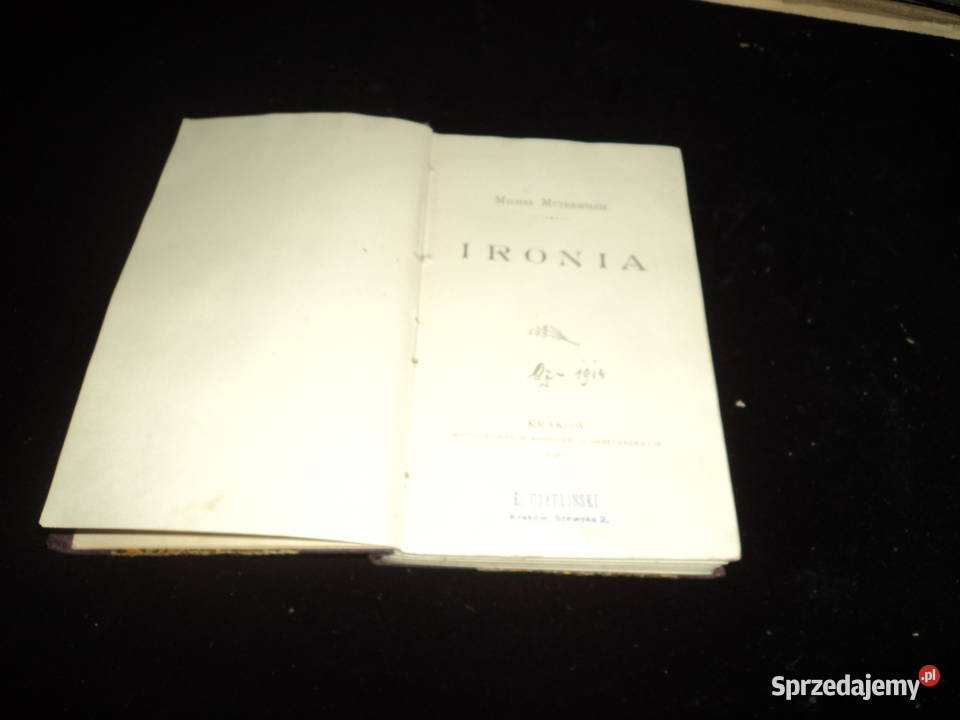 Ironia to zbiór nowel i miniatur prozatorskich Nowy Sącz