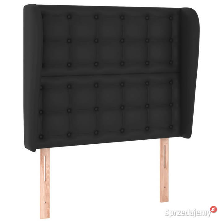 Zagłówek uszak czarny 93x23x118128 sztuczna Warszawa sprzedam