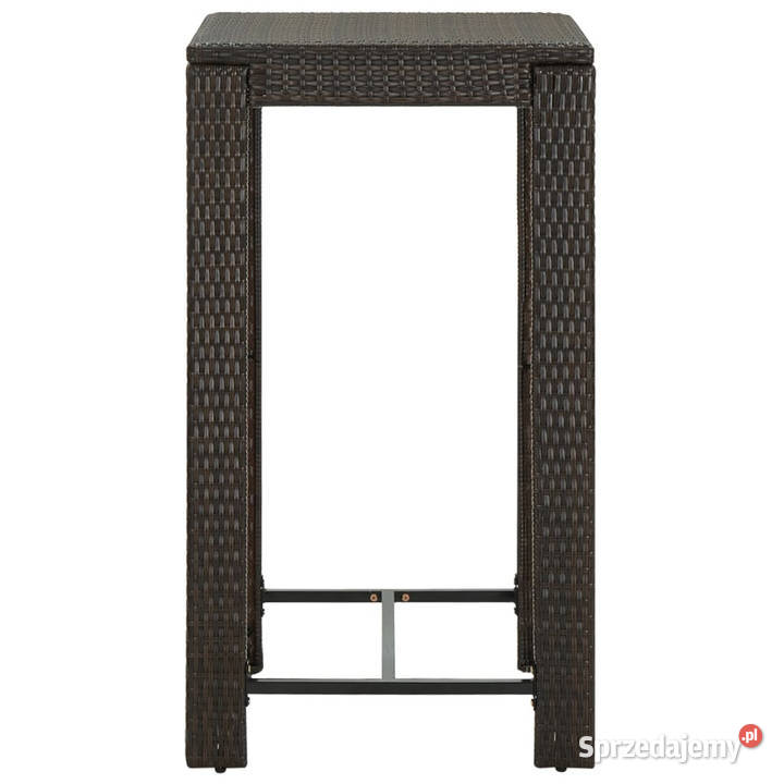 Ogrodowy stolik barowy brązowy 605x605x1105 sprzedam