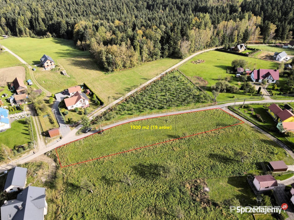 Ogłoszenie grunt 1900m2 Łazy Brzyńskie