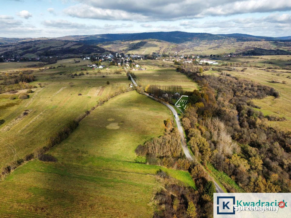 sprzedaży gruntu Jaśliska 3092m2 telefon