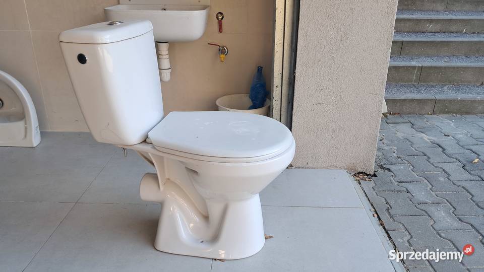 umywalka bateria WC z deską Umywalki Katowice