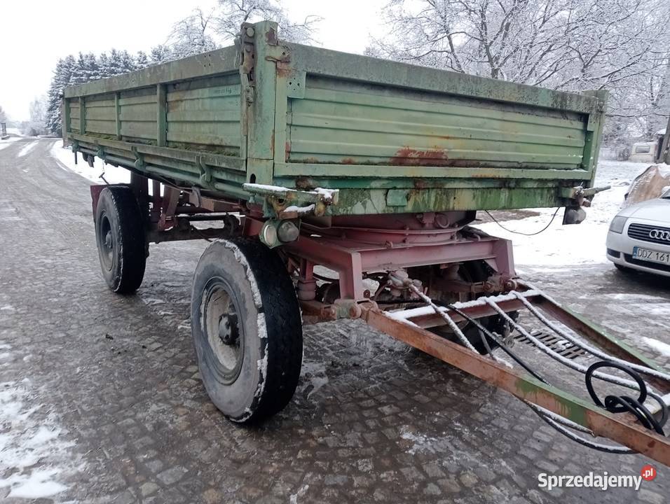 Przyczepa d55 d47 Zasław Pronar wywrotka nieuszkodzony Pieszyce