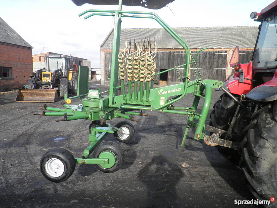 Zgrabiarka Krone Swadro 355 2005 Rok produkcji 2005 Maszyny budowlane i rolnicze sprzedam