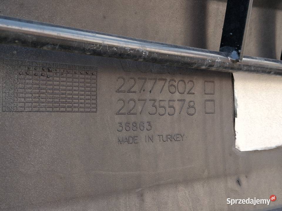 VOLVO 9900 HD MASKA ZDERZAK PRZÓD ATRAPA 9700 HD ciężarowe Atrapy lubuskie