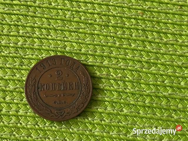 moneta Rosji Carskiej z 1913r Łomża