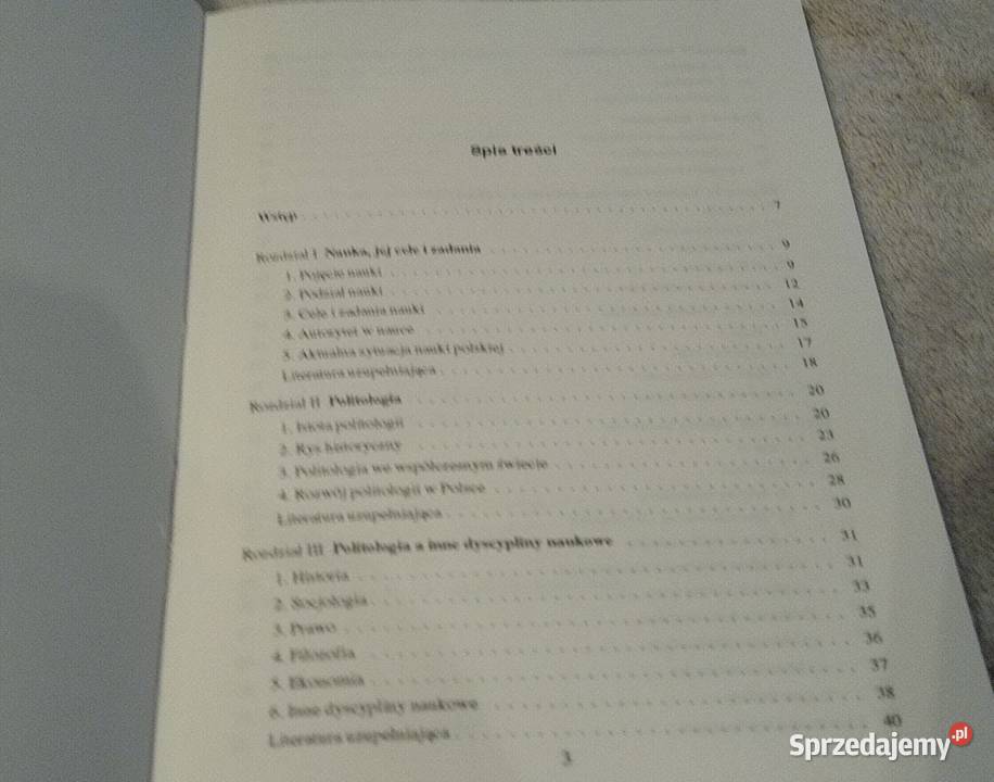 Wstęp do badań politologicznych Andrzej Gdańsk sprzedam
