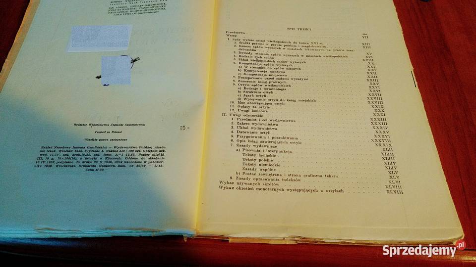 Ortyle sądów wyższych miast wielkopolskich z XV Gdańsk sprzedam